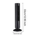 LED Tower Fan Bladeless Tower Fan 90 Degree Oscillating Quiet Portable USB Electric Desk Fan with Light for Home Bedroom Office