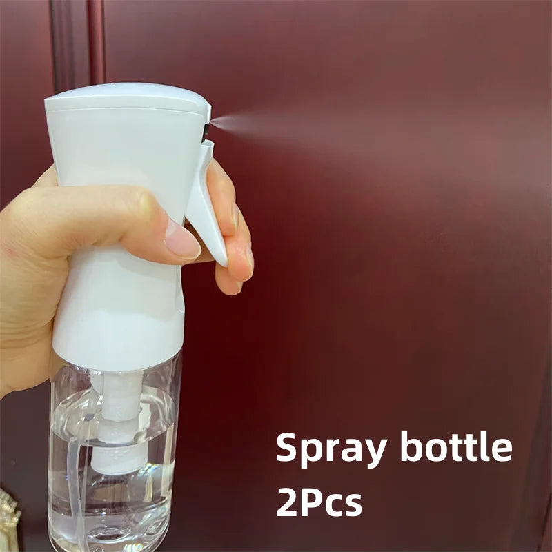 200ml 2Pcs Spray Bottles Automatic Beauty Salon Barber Water Sprayer Hair Spray Bottle Fine Mist Sprayer Refillable Atomizer