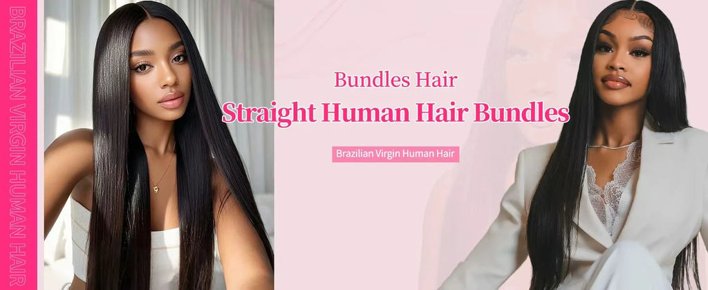 Real Human Hair 36 40 Inch Bone Straight Raw Hair Human Hair Bundles Extensions 3 4 Bundle Black Brazilian Remy  Weave  Bundles